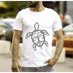tortue ornements motif thermocollant tee shirt
