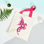 dragon aile motif thermocollant sac