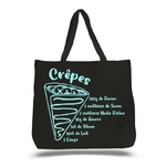 recette crêpes motif thermocollant sac