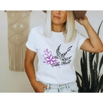 oiseau fleurs collection tatau t-shirt femme