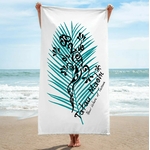 feuille lézard collecion tatau maohi serviette plage