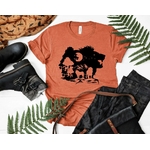 lions arbres motif thermocollant t-shirt homme