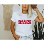 dance motif thermocollant t-shirt femme