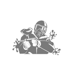 paintball motif thermocollant