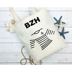 marinière motif thermocollant sac shopping