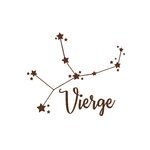 vierge zodiaque motif thermocollant