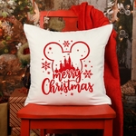 Merry christmas motif thermocollant coussin