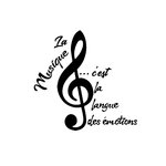 la musique... motif thermocollant