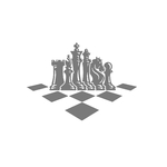 jeu d'échecs motif thermocollant