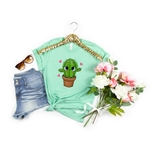 Cactus Coeurs Impression DTF Flex Textile t-shirt femme homme enfant débardeur sweat