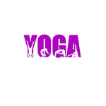 yoga silhouettes motif thermocollant flex textile