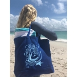 Sirène Bulles Motif thermocollant flex textile sac shopping plage mer océan tropique soldes promos