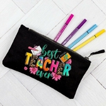 Teacher impression DTF flex textile trousse école professeur enseignante maîtresse maître enseignant