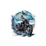 moto plage impression dtf flex textile