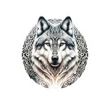 Loup Tatouage Tribal impression dtf flex textile