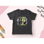 Dinosaure Mur Impression DTF Flex Textile t-shirt enfant homme femme pierres humour