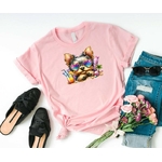yorkshire lunettes plage impression dtf flex textile mer sable t-shirt femme enfant homme vacances