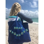 alphabet tortue mer lettre E sac shopping plage chaussure transfert thermocollant prêt à poser