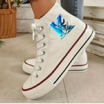 alphabet stitch mer transfert thermocollant chaussures basket sneakers femme enfant homme bébé lettre chiffre