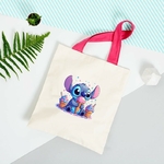 stitch glaces impression dtf transfert thermocollant sac shopping plage sport t-shirt femme enfant homme disney