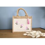 alphabet fleurs calla transfert thermocollant flex textile sac shopping plage sport tissu arum bouquet