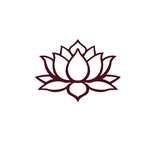 joli lotus motif thermocollant flex textile