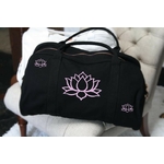 joli lotus motif thermocollant flex textile zen fleur sac shopping sport plage