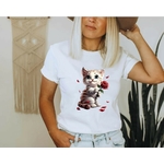 Chat Rose Pétales1