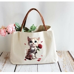 Chat Rose Pétales2