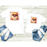 Chien Spitz Coeurs1