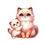chat et chaton transfert thermocollant impression dtf flex textile