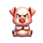 cochon grognon transfert thermocollant impression dtf flex textile