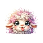 mouton rose transfert thermocollant impression dtf flex textile