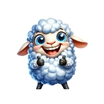 mouton pouces levés transfert thermocollant impression dtf flex textile