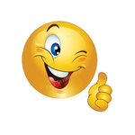 emoji clin d'oeil transfert thermocollant impression dtf flex textile