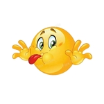 emoji tire langue transfert thermocollant impression dtf flex textile