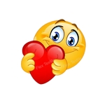emoji amoureux transfert thermocollant impression dtf flex textile