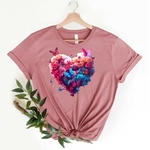 Coeur Fleurs Papillons1
