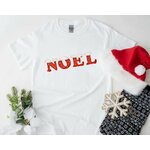 alphabet Noël transfert thermocollant impression dtf flex textile chaussette christmas santa t-shirt homme femme enfant bébé