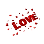 love coeurs transfert thermocollant impression dtf flex textile