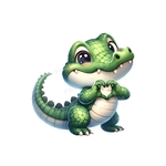 crocodile coeur transfert thermocollant impression dtf felx textile