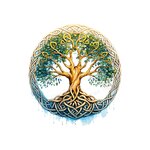 arbre cercle celtique transfert thermocollant impression dtf flex textile