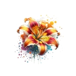 Fleur Lys transfert thermocollant impression dtf flex textile