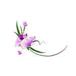 orchidée transfert thermocollant impression dtf flex textile