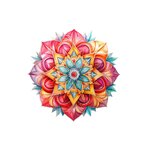 joli mandala transfert thermocollant impression dtf flex textile