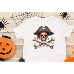 Crâne Chapeau Pirate1