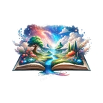 livre paysage transfert thermocollant impression dtf flex textile