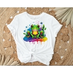Grenouille Couleurs Fleurs1