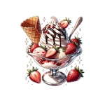 coupe glaces chantilly transfert thermocollant impression dtf flex textile