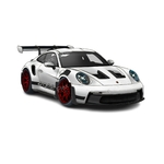 voiture GT3 RS blanche transfert thermocollant impression dtf flex textile